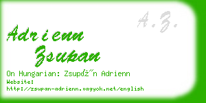adrienn zsupan business card